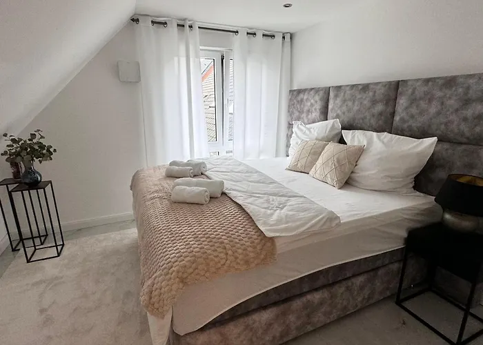 Lejlighed Relaxdays-apartments 1 Garten Und Pool-mitbenutzung, Wallbox, Kostenloser Parkplatz, Kontaktloser Checkin, Wifi Mit Smarttv *